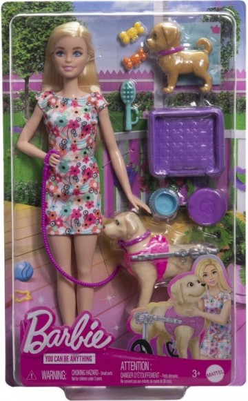 Barbie met hond