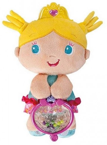 Bright starts pluche prinses rammelaar assorti 20cm 2