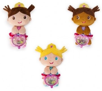 Bright starts pluche prinses rammelaar assorti 20cm