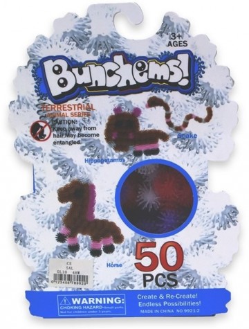 Bunchems 50 stuks quot horse quot 12x15cm