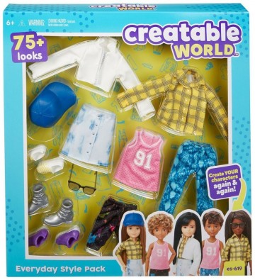 Mattel creative world stylingset kleding