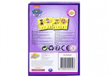 Paw patrol kwartet spel 2 assorti 8 5x12 5cm 2 2