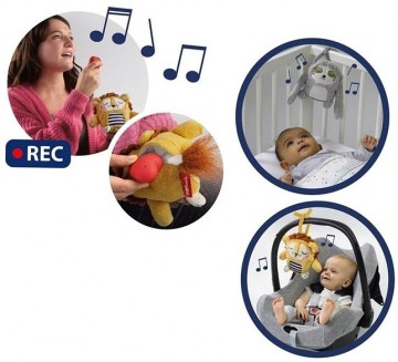 Ses emotimals pluche knuffel leo met geluidsopnames 20x25cm 3 0